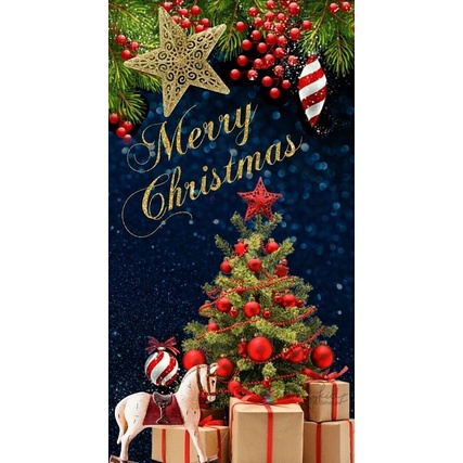 Merry Christmas Theme Wall Decor Design A4 Size Laminated | Shopee ...