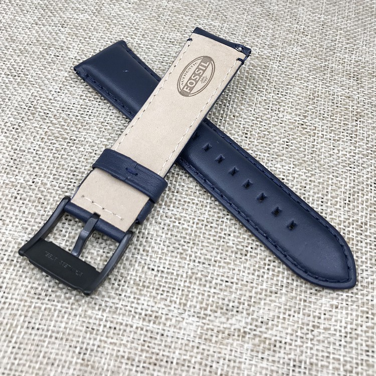 FOSSIL leather strap 22MM blue strap suitable for FS5061 watch accessories Shopee Philippines