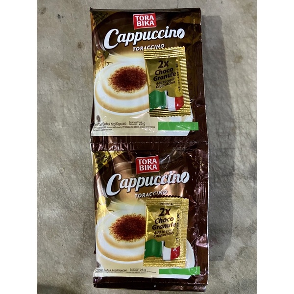 Torabika CAPPUCCINO Sachet Coffee / RENCENG / 10 Sachets | Shopee ...