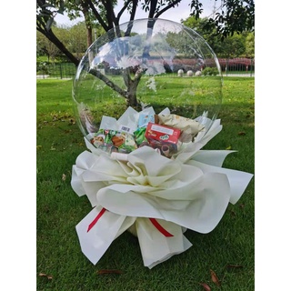 Online ​12 Red Rose Bouquet with Greens and One Piece Happy Birthday  Balloon to Philippines