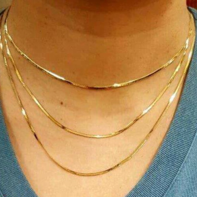 18k shop omega necklace