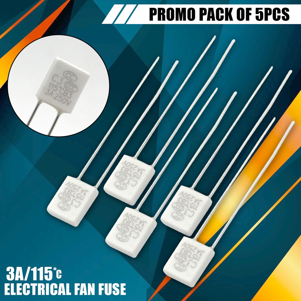 Car Audio & Video Fuses & Fuse Holders 5-Pack S - 128 Degrees Celsius ...