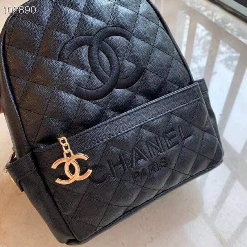 Chanel VIP black quilted backpack Shopee Philippines