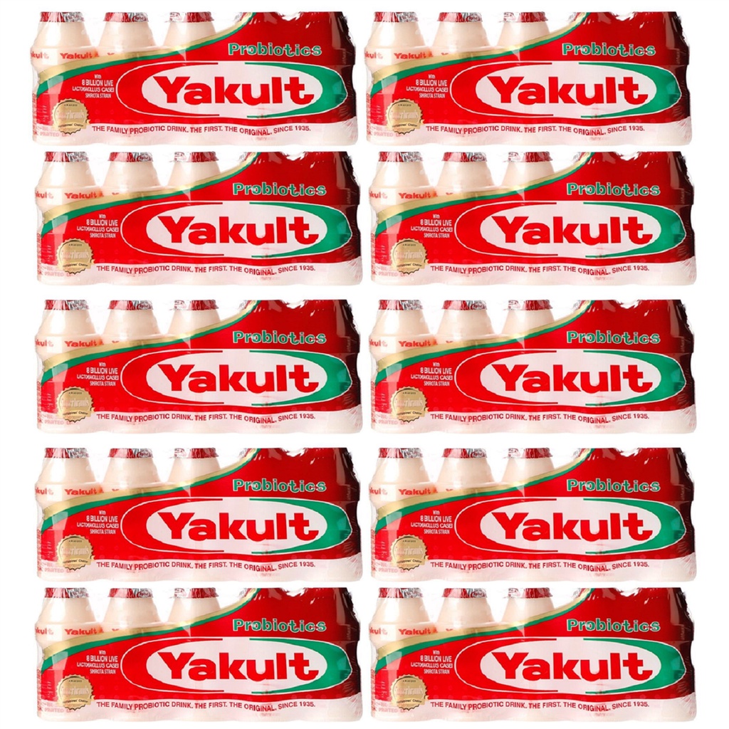 Yakult Probiotics 90ml x 50 pcs (10 packs) | Shopee Philippines