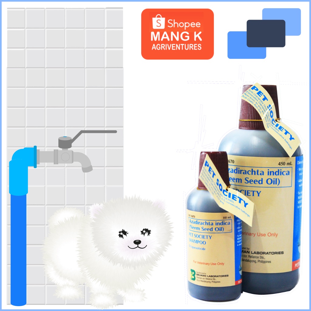 ANTIGARAPATA at ANTIKUTO Herbal Shampoo PET SOCIETY Safe na Safe ang
