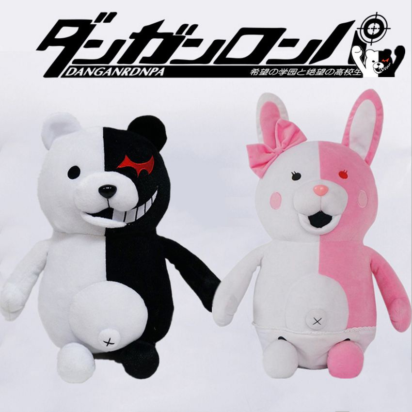 Monokuma and monomi clearance plush