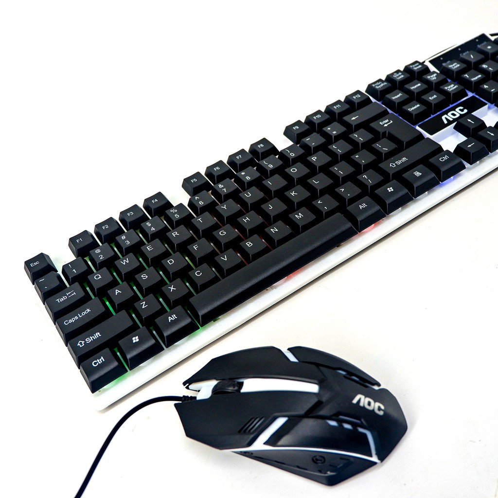 AOC KM100 RGB Gaming Keyboard and Mouse Combo Kit
