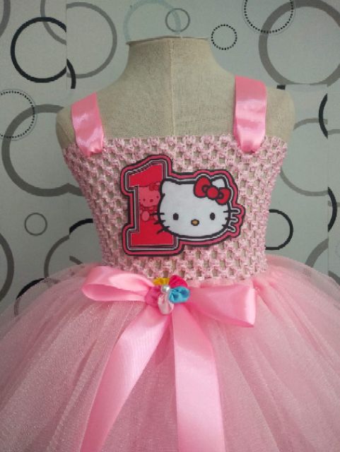 1st Birthday All Baby Pink Hello Kitty Tutu Dress for baby girl Shopee Philippines