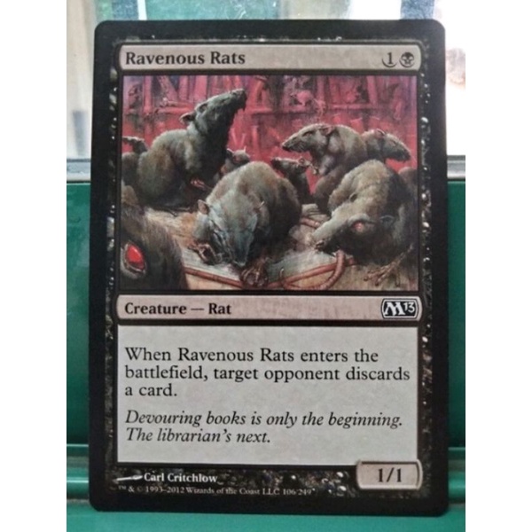 Magic: The Gathering(MTG) Card Ravenous Rats Mix Sets | Shopee Philippines