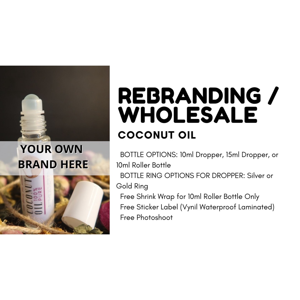 20pcs 100% Coconut Oil for Rebranding | La Bonita Cosmetics by Anafara |  Shopee Philippines