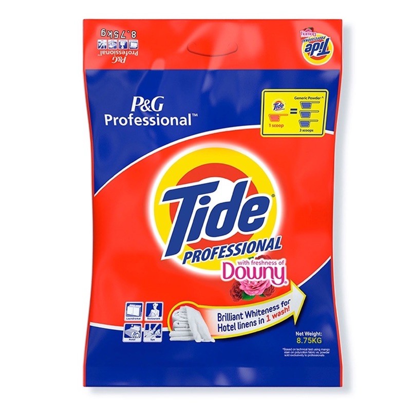Tide with Downy 7.5kg or Lemon Kalamansi 8.75kg powdered detergent