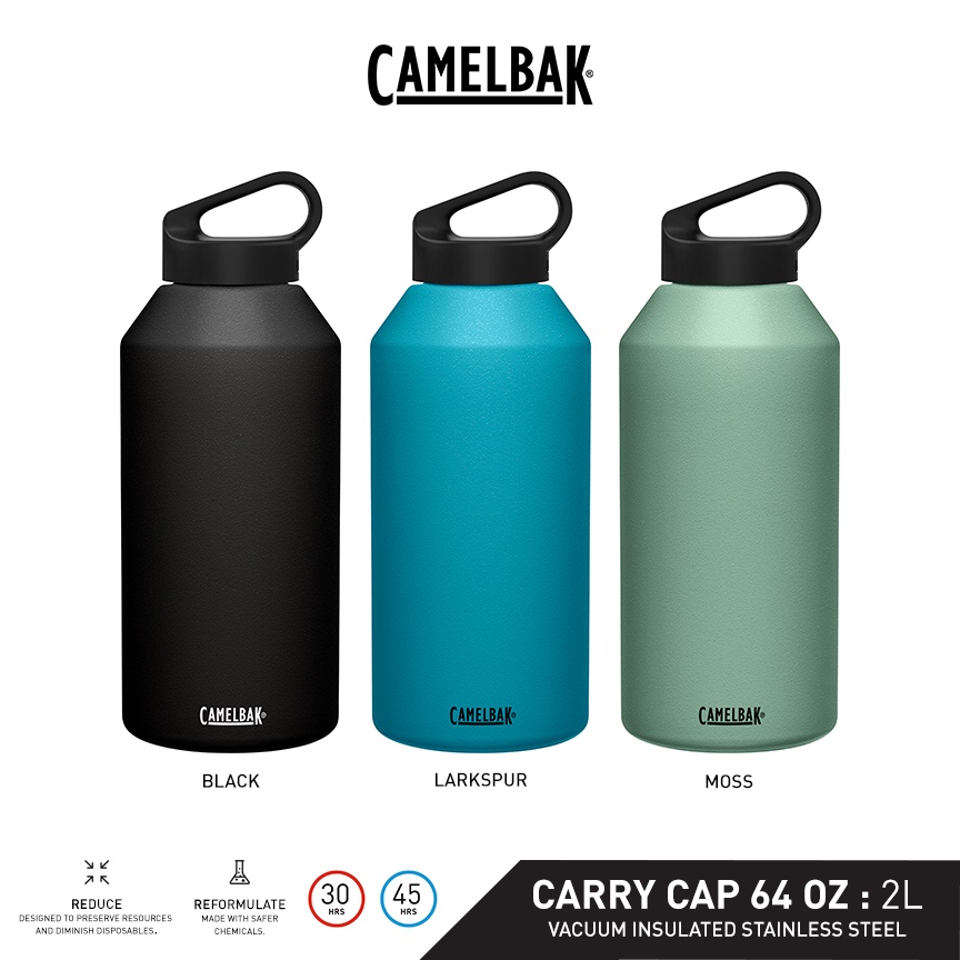 Camelbak Carry Cap 1L 1 Liter Insulated Stainless Steel Thermos Water  Bottle Larkspur