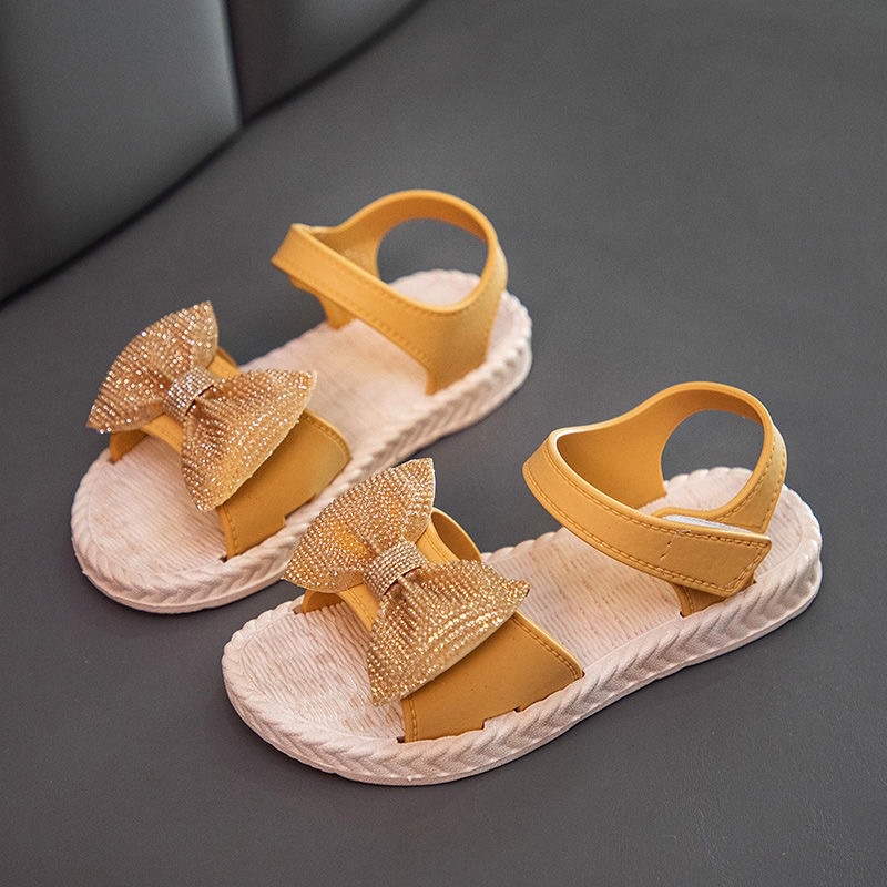 【TH.Baby】Girls Sandals for kids girls soft sole shoes Princess peep toe