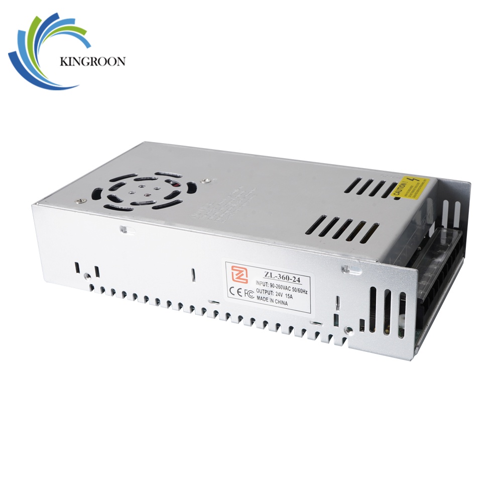 KINGROON 24V 15A 360W Power Supply Transformer AC DC Universal ...