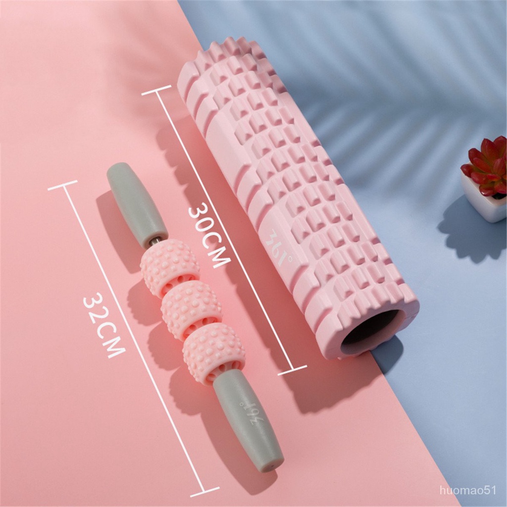 361° Foam Roller Foam Roller Muscle Relaxation Leg Slimmer Roller Fitness Spiked Club Langya