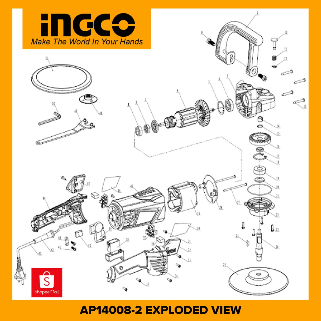 INGCO 1400W 7