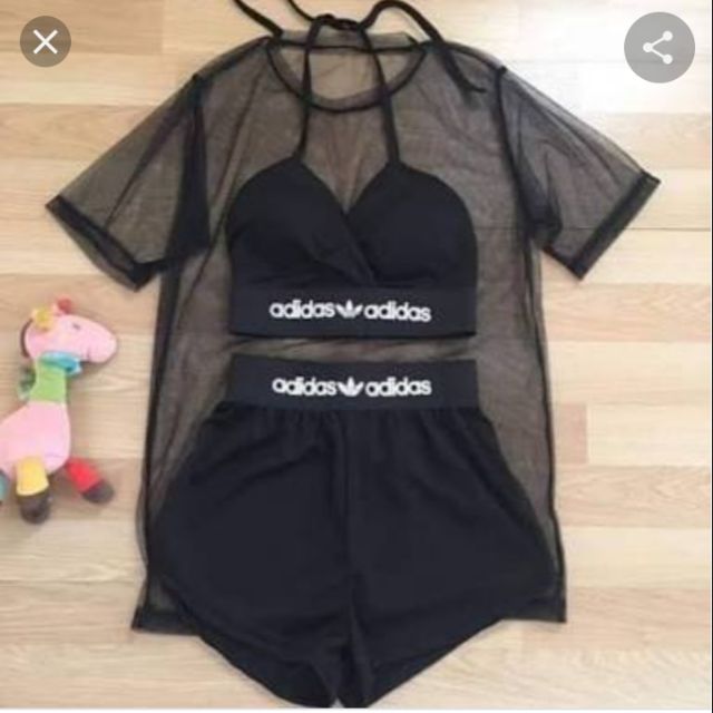 3 in 1 Swimsuit Summer Bangkok Beachwear Shopee Philippines