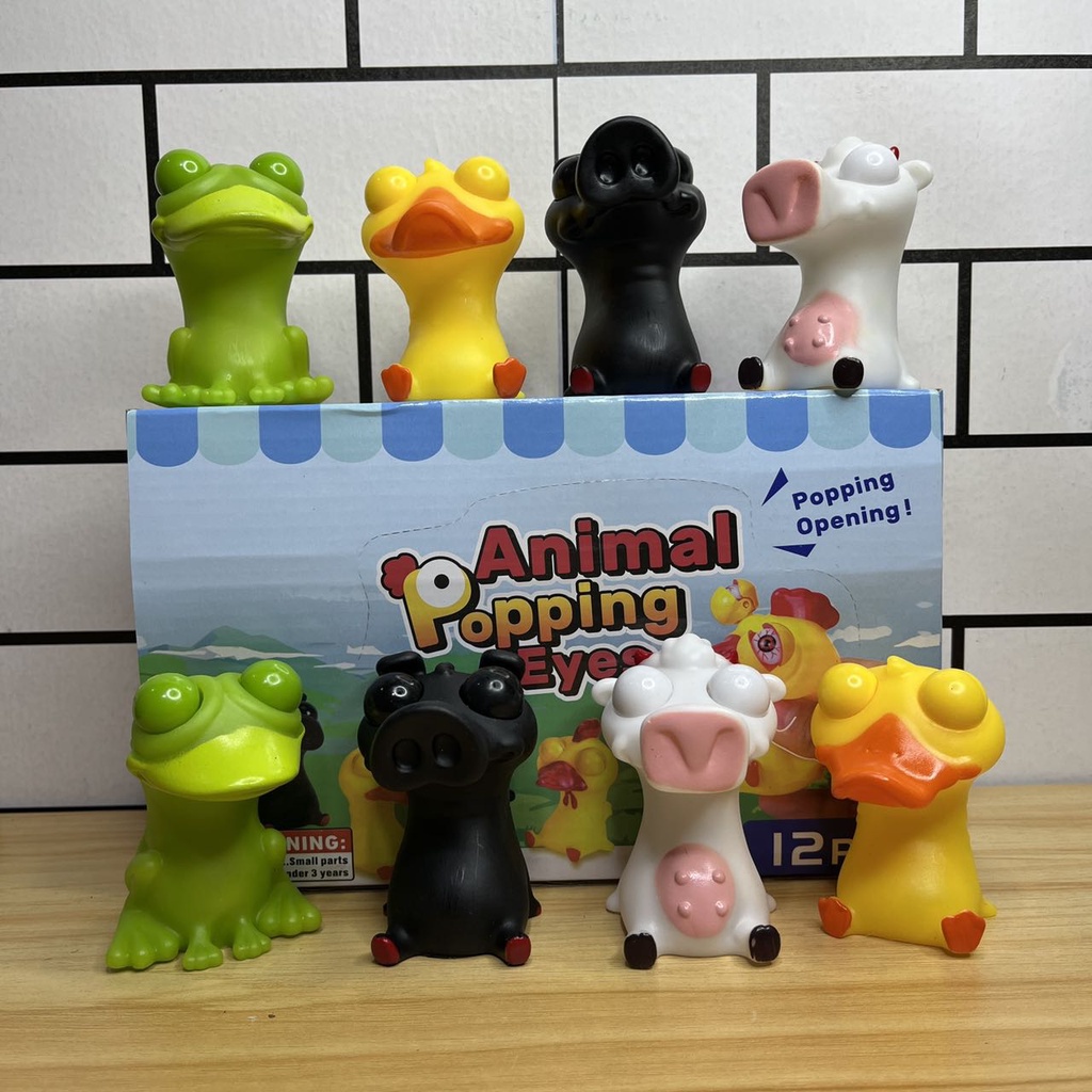 Home Zania Animal Popping Out Eyes Trending Squishy Toys for Gift