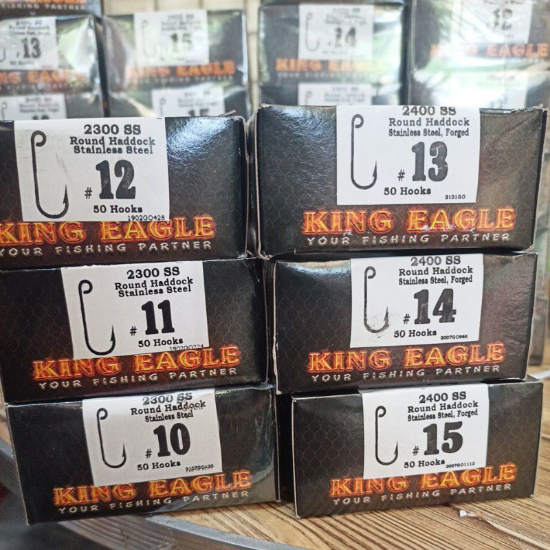 King Eagle Stainless Round Haddock Hooks Shopee Philippines