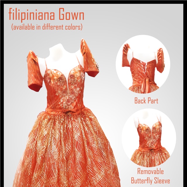 Filipiniana clearance prom gown