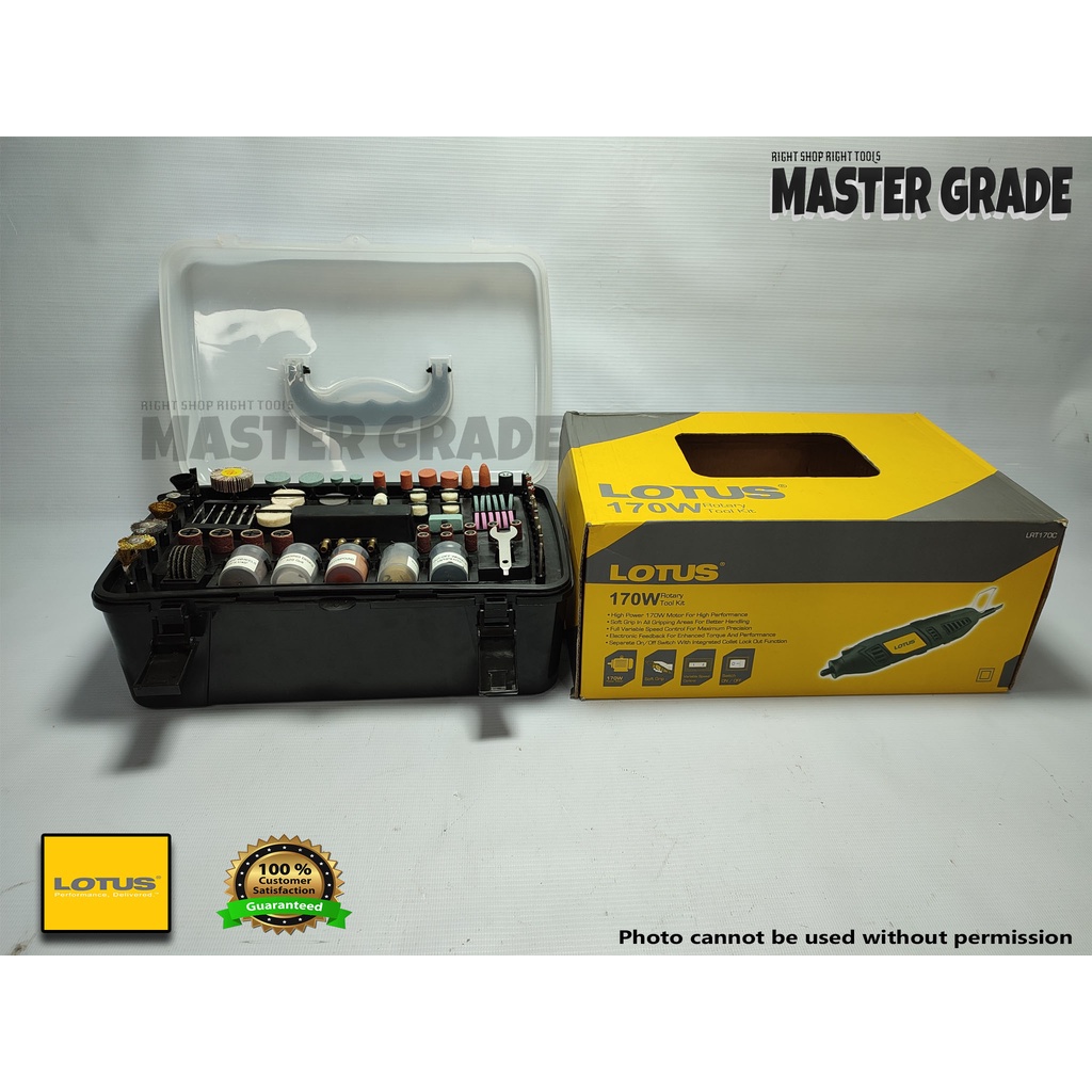 MG ORIGINAL LOTUS HEAVY DUTY Rotary Tool Kit 170W (COD) Shopee