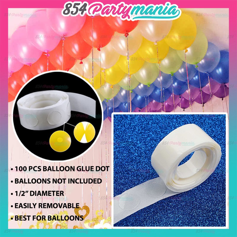 100pcs Glue dot Double Sided balloon gluedot balloon adhesive sold by