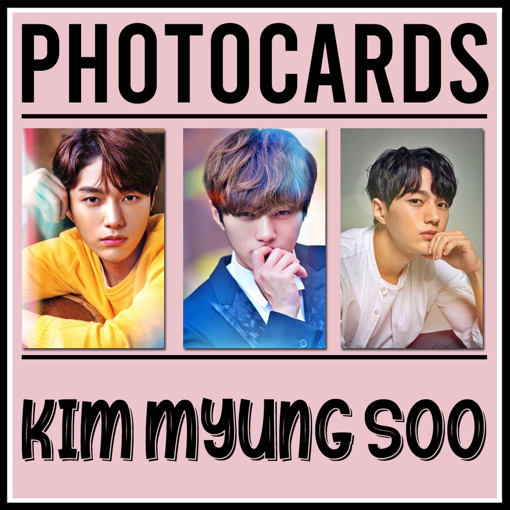 Kim Myung Soo Photocards (400 gsm) | Shopee Philippines