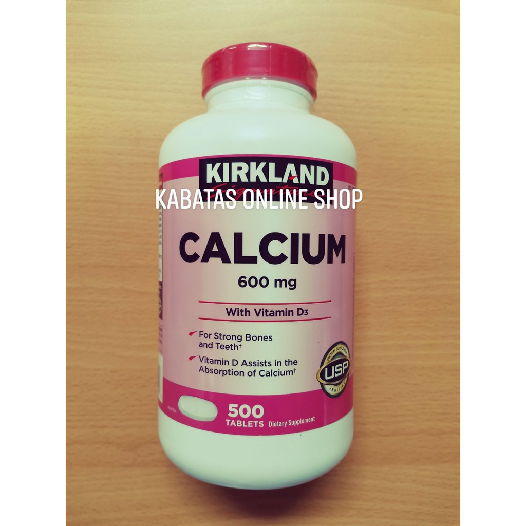 Kirkland Signature Calcium 600 mg. with Vitamin D3 (500 Tablets