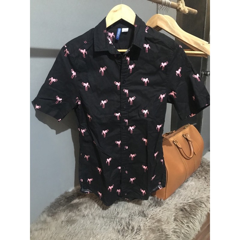 H&m flamingo shop shirt