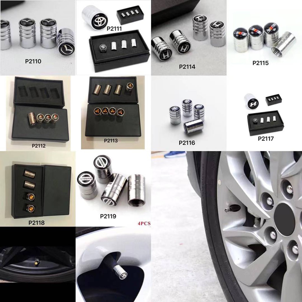 Car Wheel Tire Valves Tyre Stem Air Caps Cover P2110P2119 Shopee