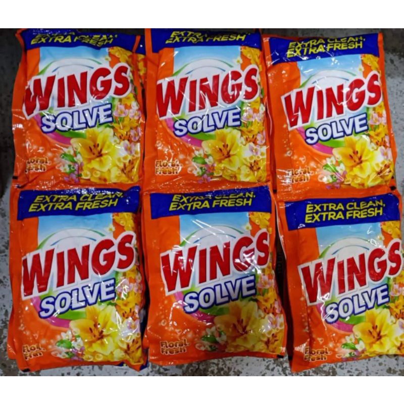 Buy 12 Sachet WINGS Detergent Floral Fresh 60g Shopee Philippines