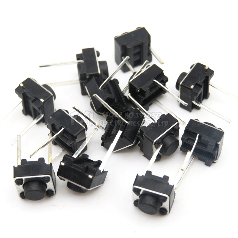 100PCS Tactile Push Button Switch 6X6X 4.3/5/6/7MM 2PIN Micro Switch 6 ...