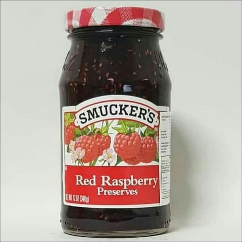 Preserveds Red Raspberry Smuckers Jam 340 Gr Smucker's Raspberry Jam ...