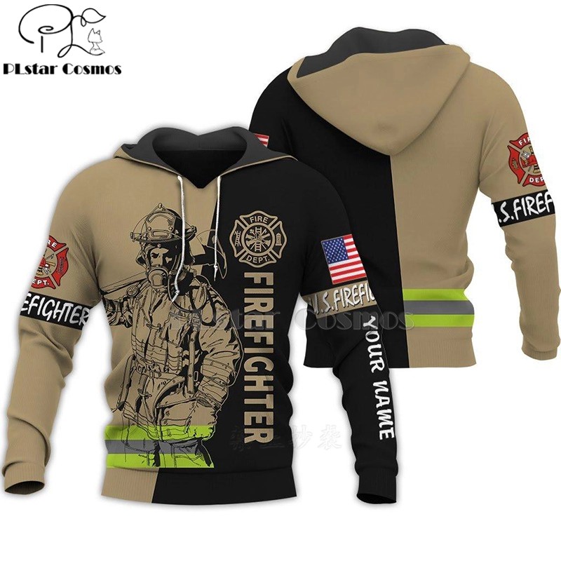Firefighter zip up hoodies 2025