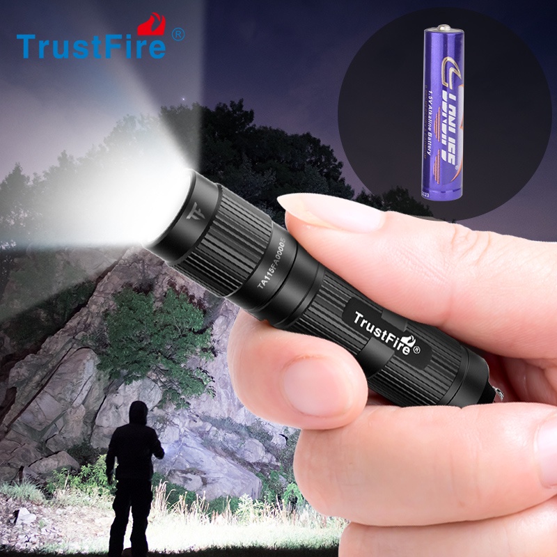 Trustfire Mini3 AAA Keychain Mini LED Flashlight 350 Lumens EDC