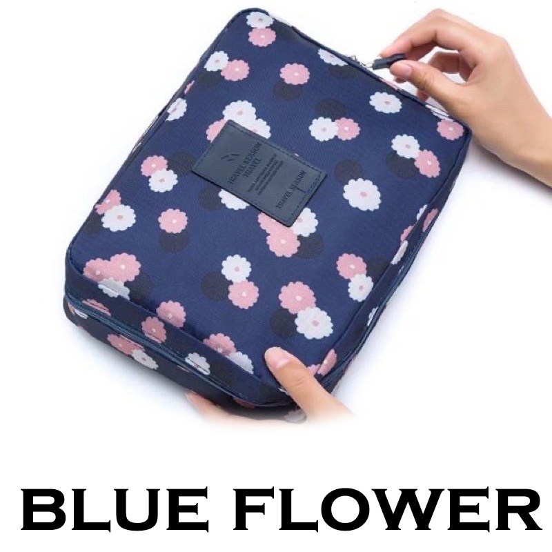 Travel kit organizer portable waterproof multi pouch cosmetic pouch