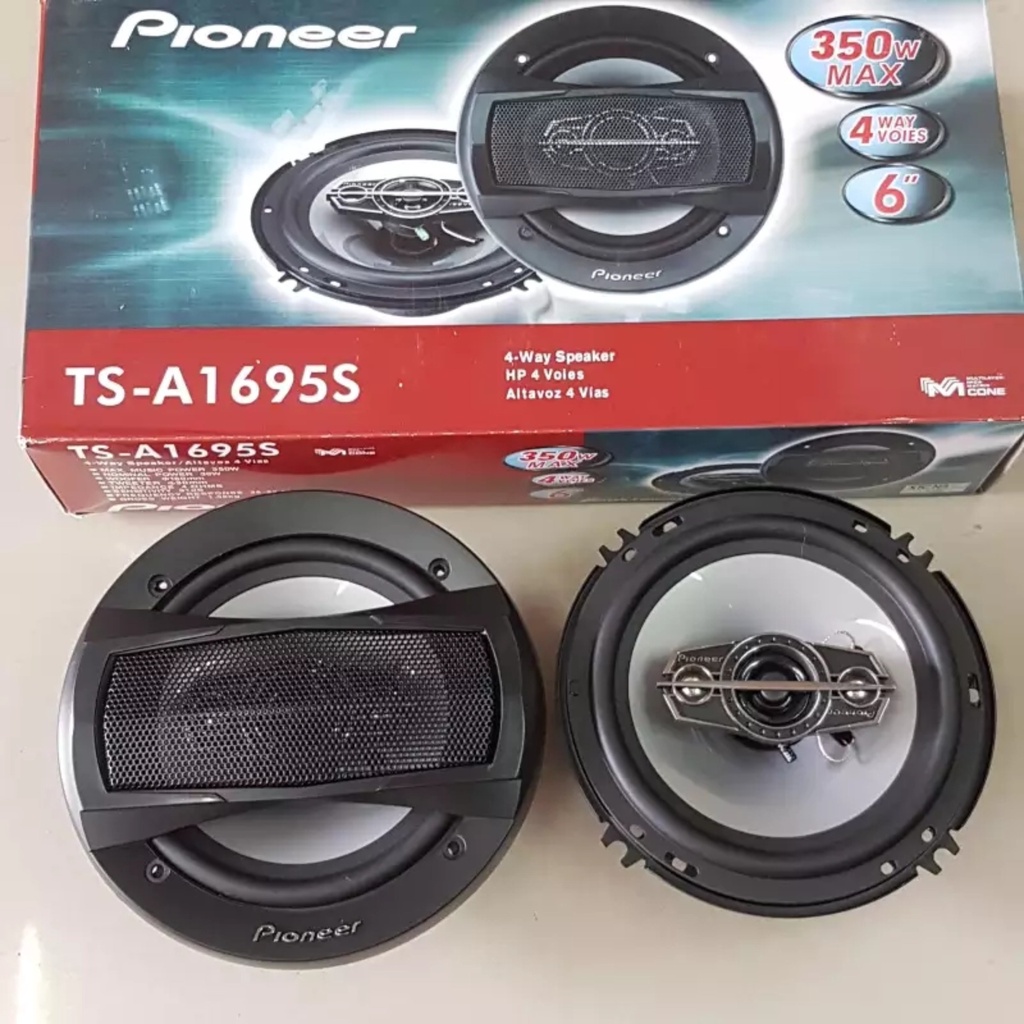 Pioneer TS-A1695S (TS-A1696S) 6 inches Car Speaker PAIR Car Stereo ...