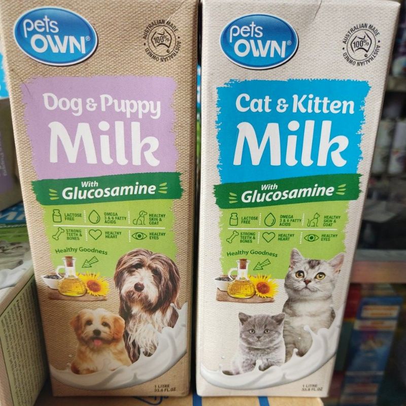 Pet's Own Milk 1 liter (dogs and cats) Shopee Philippines