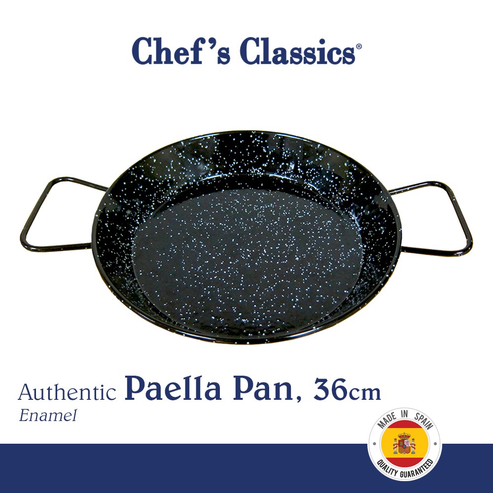 Chef's Classics Authentic Enamel Paella Pan, 36cm | Shopee Philippines
