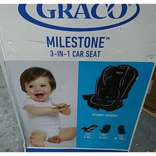 Graco milestone 3 in 1 car hot sale seat gotham