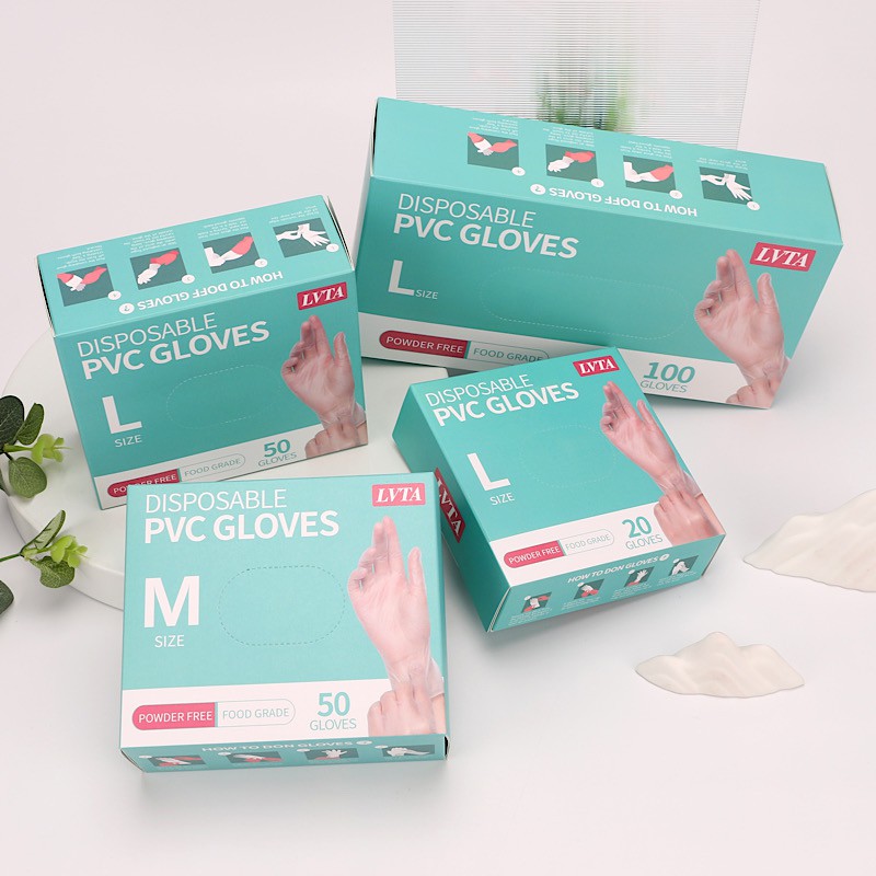 PVC Gloves Food Grade Vinyl Nitrile Latex Examination Gloves Protection