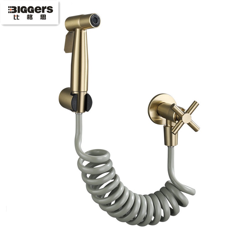 Biggers multicolor stainless steel handheld toilet bidet set with