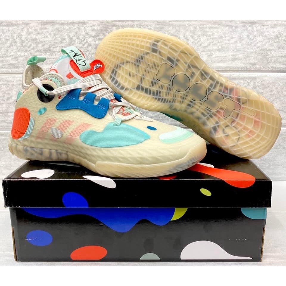 新品 HARDEN VOL 5 水色 26cm adidas Harden Vol. 5 Futurenatural Light Blue Polka Dot - GX6146 - US