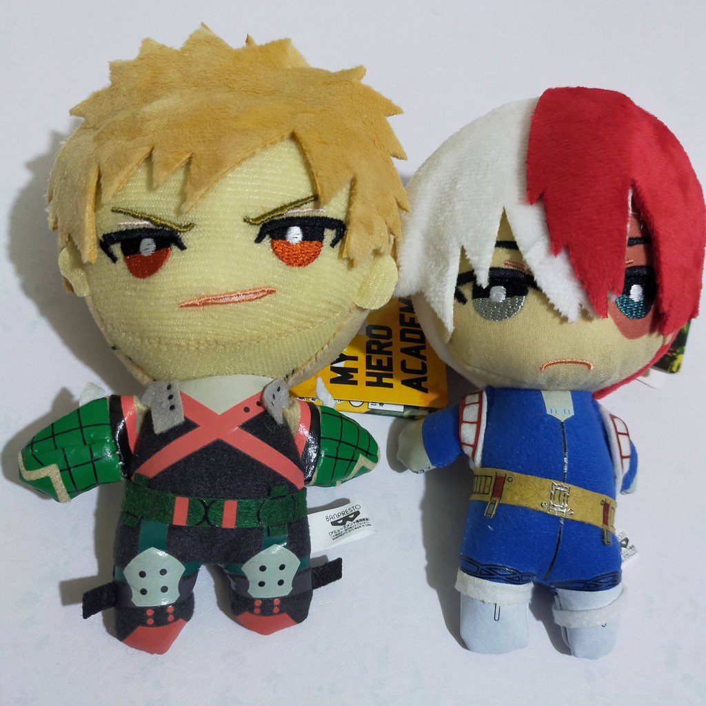 My Hero Academia Plush Toy Stuffed Dolls Boku No Hero Academia Anime Katsuki Bakugou Todoroki 