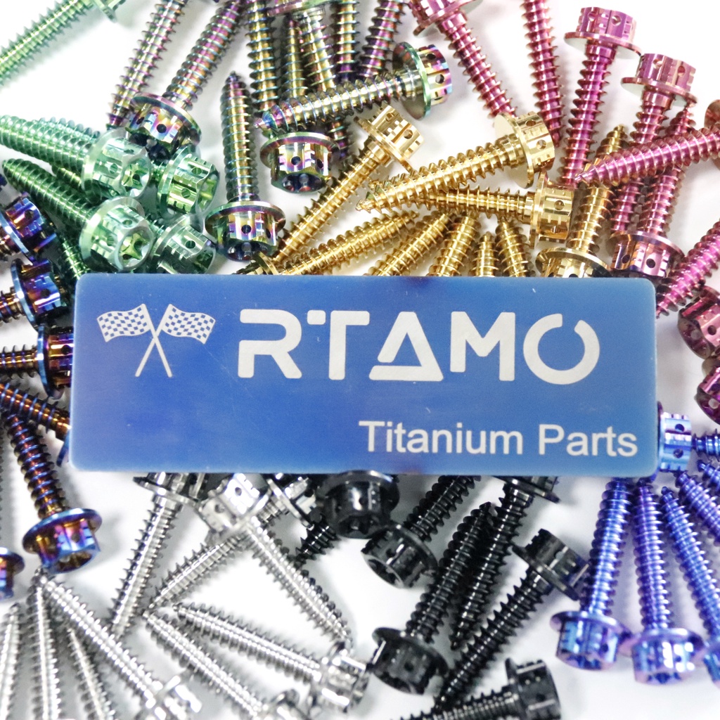 RTAMO Titanium Gr5 Air Filter Box Bolt Set For Nmax V1 V2 Aerox V1 V2