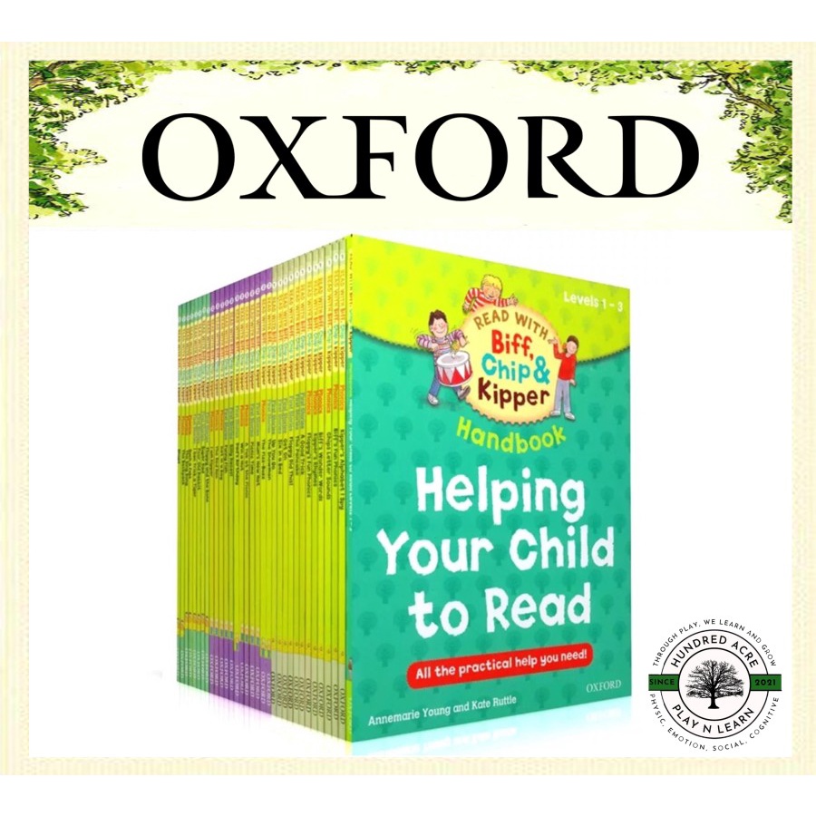 Oxford Book - Helping your child to read Level 1 - 3 (33 Books Set ...