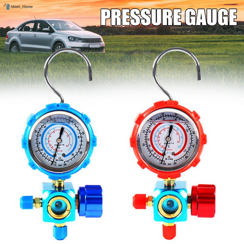 Refrigerant Manifold Gauge Manometer Valves Pressures Gauge Air