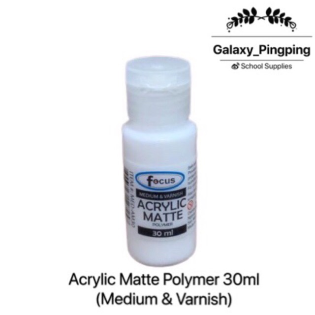 Acrylic Matte Polymer 30ml | Shopee Philippines