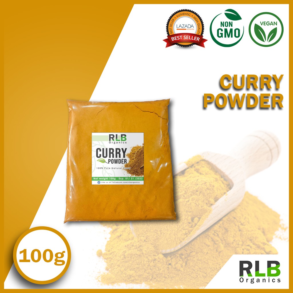 100 grams Organic Pure Natural Curry Powder Antiinflammatory
