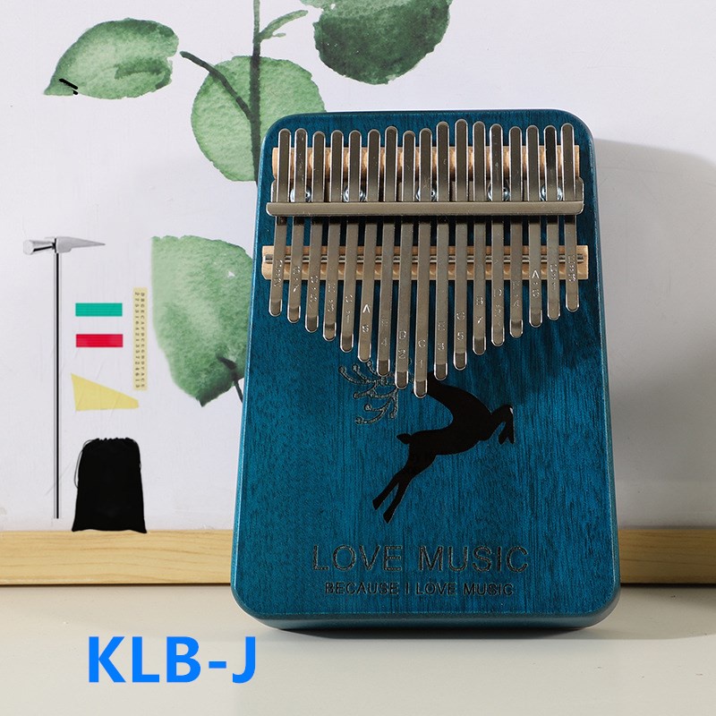 ♈Kalimba 17 Key Peach Core Thumb Piano Finger Musical Instrument ...